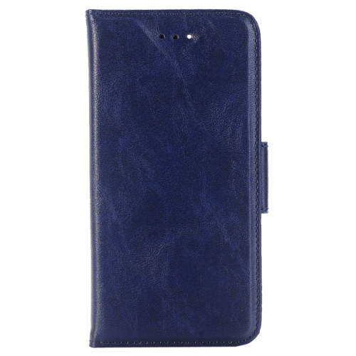 Leather Flip Case για Apple iPhone 7 Crazy Horse Texture Blue
