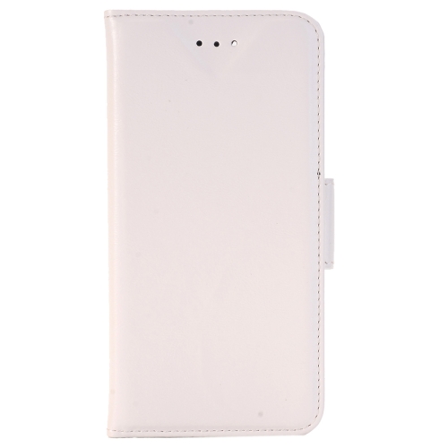 Leather Flip Case για Apple iPhone 7 Crazy Horse Texture White