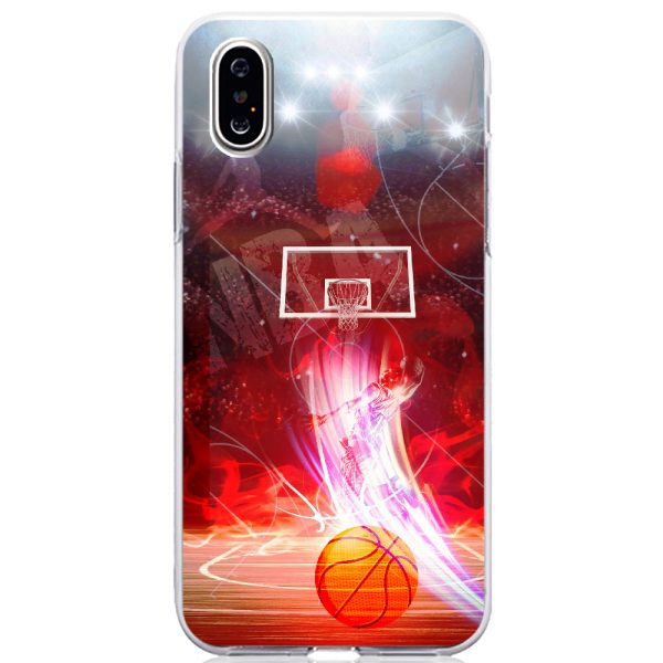 Θήκη με σχέδιο Basketball Passion Red για Apple Θήκη Σιλικόνης (Διάφανο TPU)