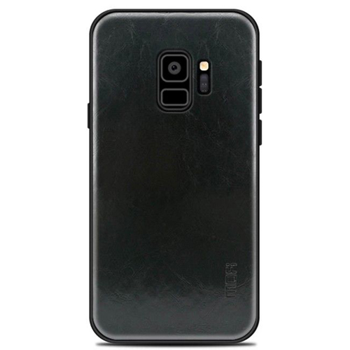 MOFI Shockproof PU+TPU Ενισχυμένη Θήκη Σιλικόνης Με Δερμάτινη Υφή Υψηλής Ποιότητας για Samsung G960F Galaxy S9 Black (A28175286)