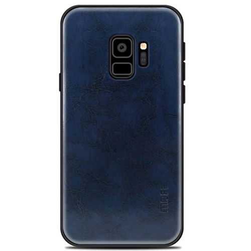 MOFI Shockproof PU+TPU Ενισχυμένη Θήκη Σιλικόνης Με Δερμάτινη Υφή Υψηλής Ποιότητας για Samsung G960F Galaxy S9 Blue (A19773406)
