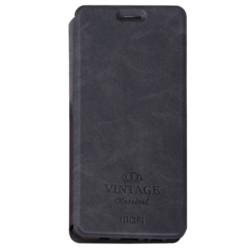 MOFI VINTAGE Leather Flip Case για Samsung A520 Galaxy A5 (2017) Crazy Horse Gray (A22241774)
