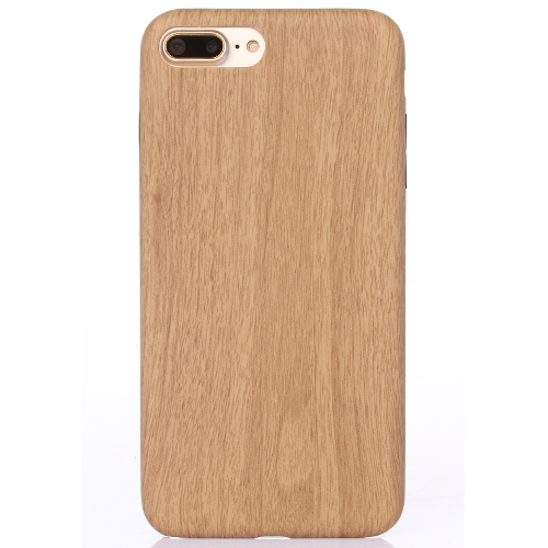 OEM Μαλακή θήκη με όψη ξύλου για Apple Iphone 7 Plus Shallow Wood Pattern