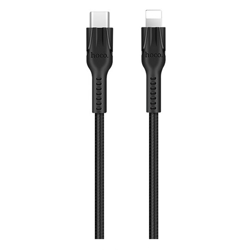 Hoco U31 Fast Charging Type-C to Lightning Cable 1.2m Black (6957531064671)