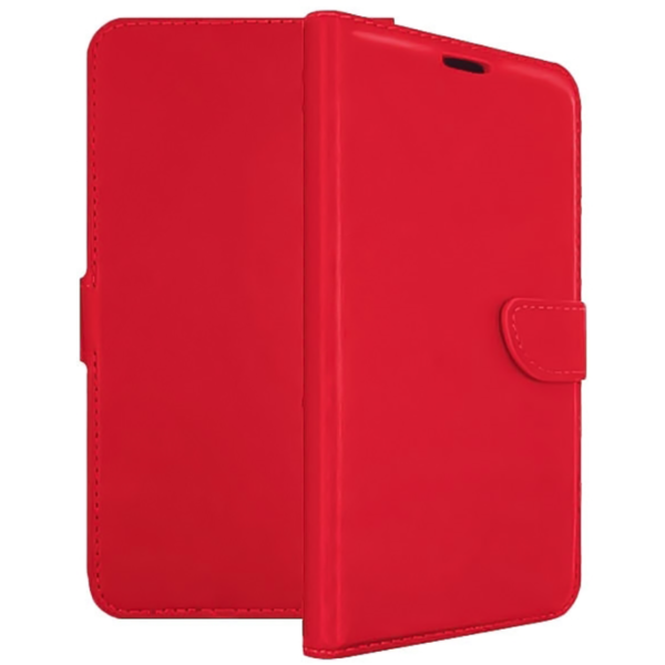 OEM Δερμάτινη Θήκη Wallet για Samsung A715 Galaxy A71 Red