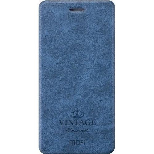 MOFI VINTAGE Leather Flip Case για Xiaomi Mi 8 SE Crazy Horse Dark Blue (A302276180)