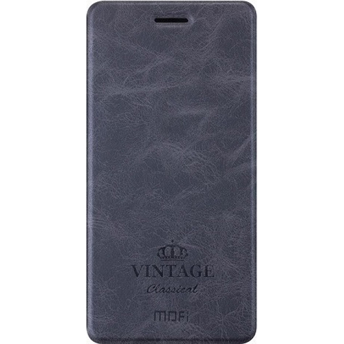 MOFI VINTAGE Leather Flip Case για Xiaomi Mi 8 SE Crazy Horse Dark Gray (A298316070)