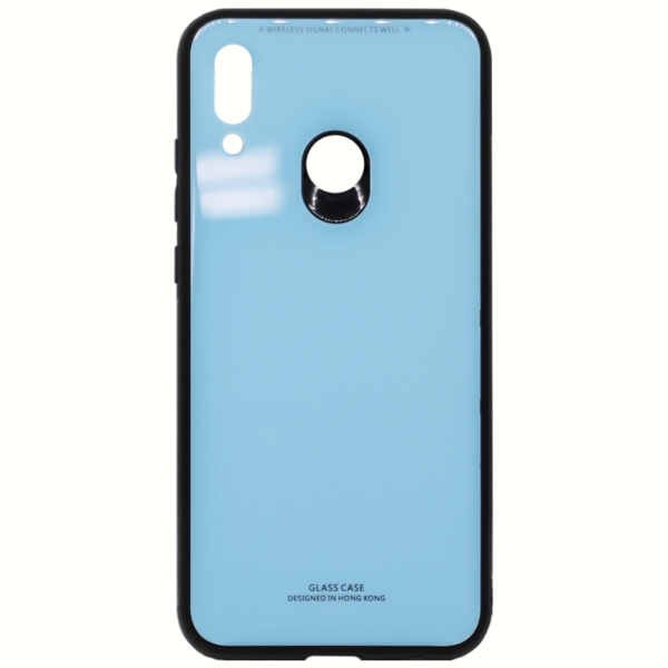 OEM Glass Hard Case για Huawei P Smart (2019) Blue