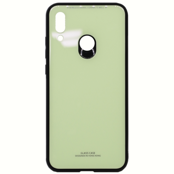OEM Glass Hard Case για Huawei P Smart (2019) Lime