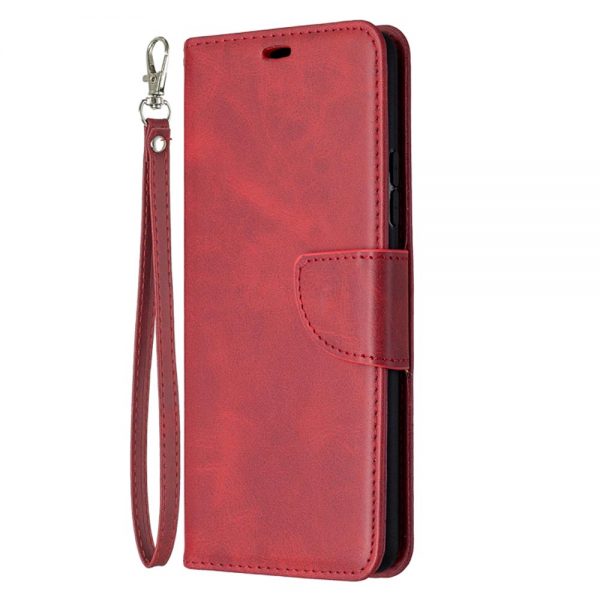 Δερμάτινη Θήκη Wallet για Samsung A426B Galaxy A42 5G Retro Texture Pure Red